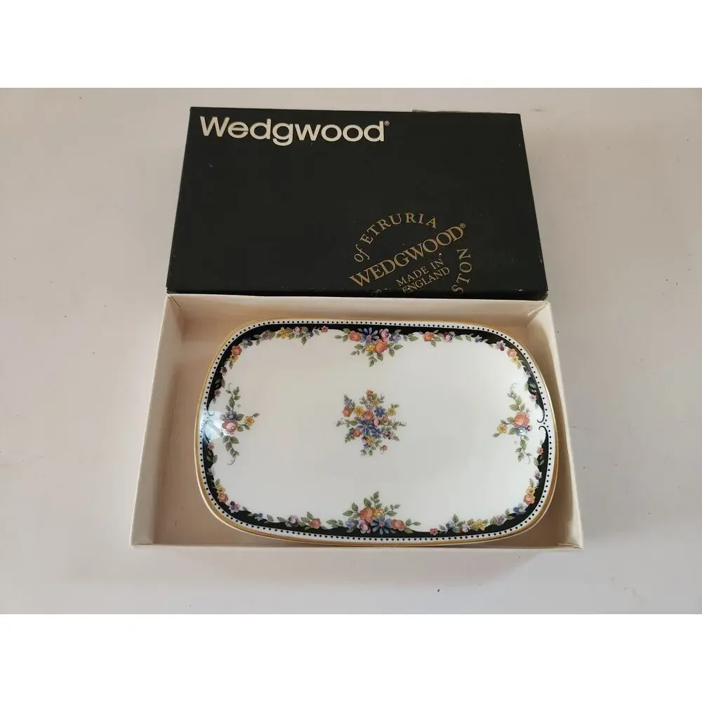Vtg Wedgwood Osborne Tray Trinket Soap Dish 5 1/2